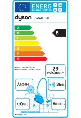 Aspirateur balai - Dyson Small Ball Multifloor - Etiquette Energétique