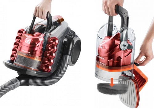 Aspirateur Electrolux - UltraCaptic AllFloor - Vidage bac