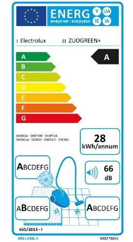 10 Sacs Aspirateur Compatible pour Electrolux Ultraone ZUOGREEN+ Green 750  Watt