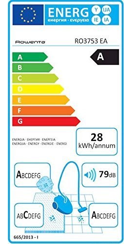 Aspirateur Rowenta - Compact Power Cyclonic RO3753EA - Etiquette Energétique