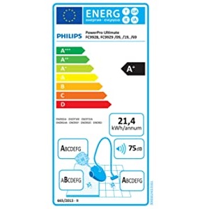Aspirateur Philips - PowerPro Ultimate FC9929 - Etiquette Energétique